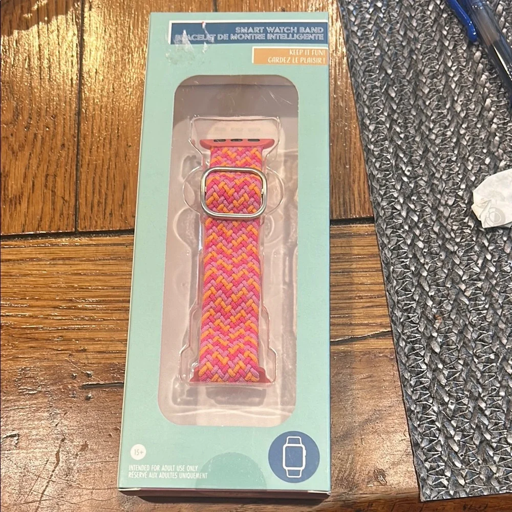 Smart Watch Band - Pink and Orange
